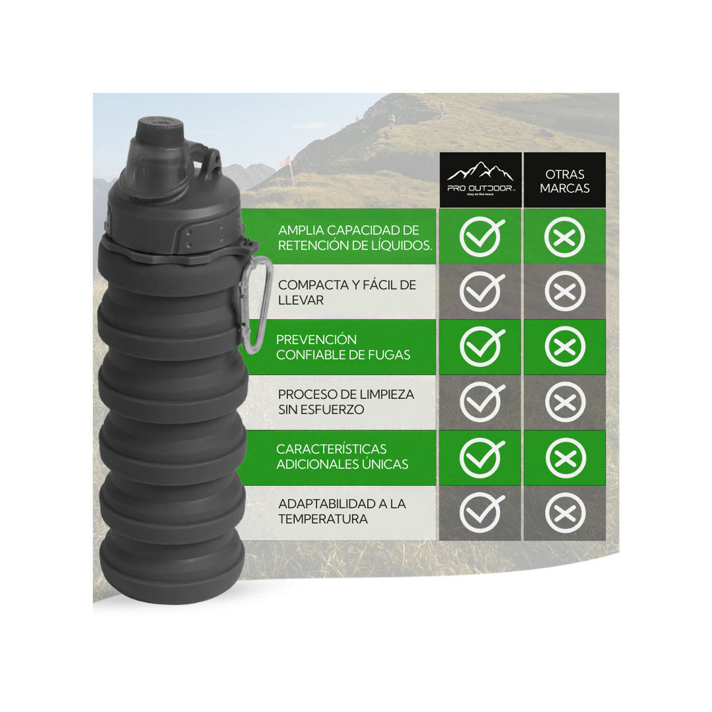 BOTELLA OUTDOOR PRO - PLEGABLE
