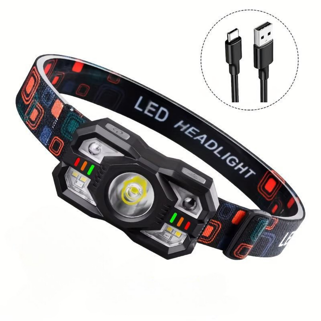 LINTERNA FRONTAL - CON SENSOR DE MOVIMIENTO