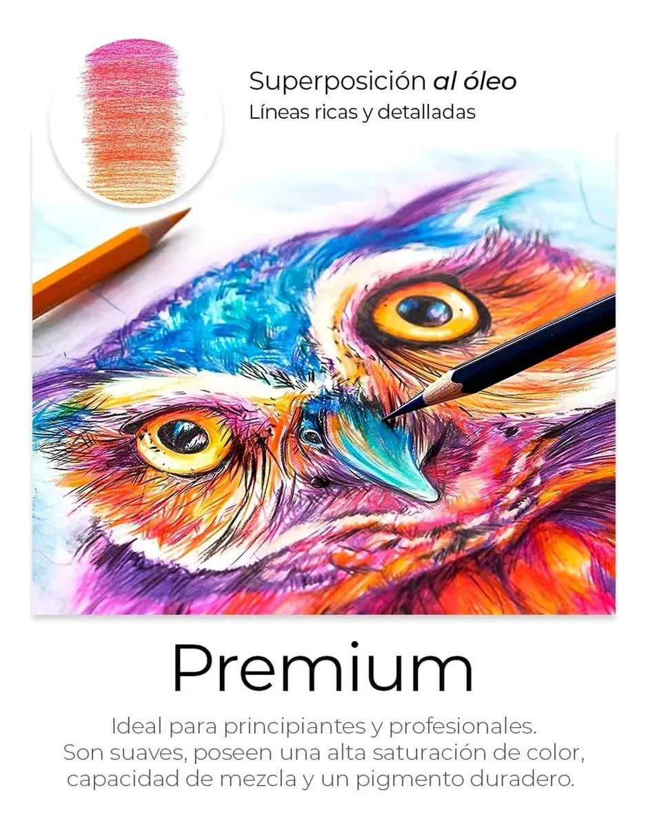 Juego de lápices de 72 colores