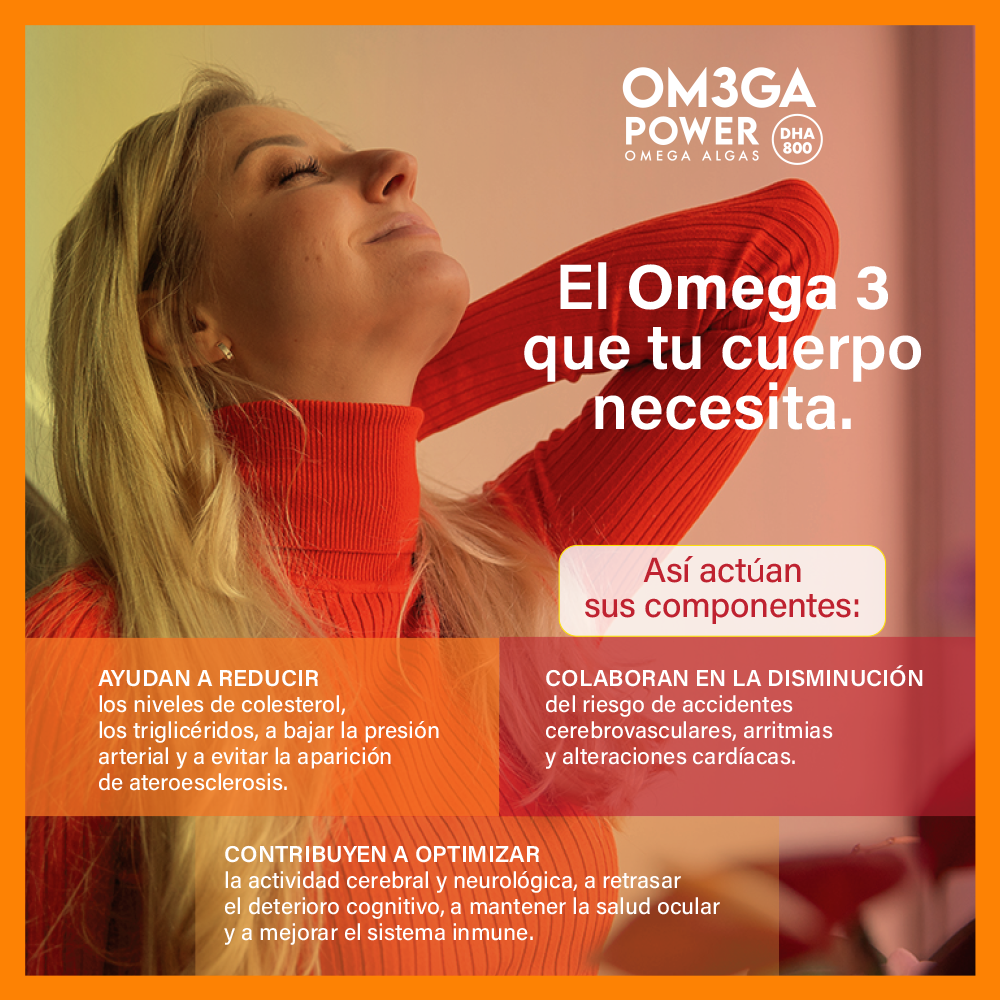 Om3ga Power - Omega3 de algas DHA 800
