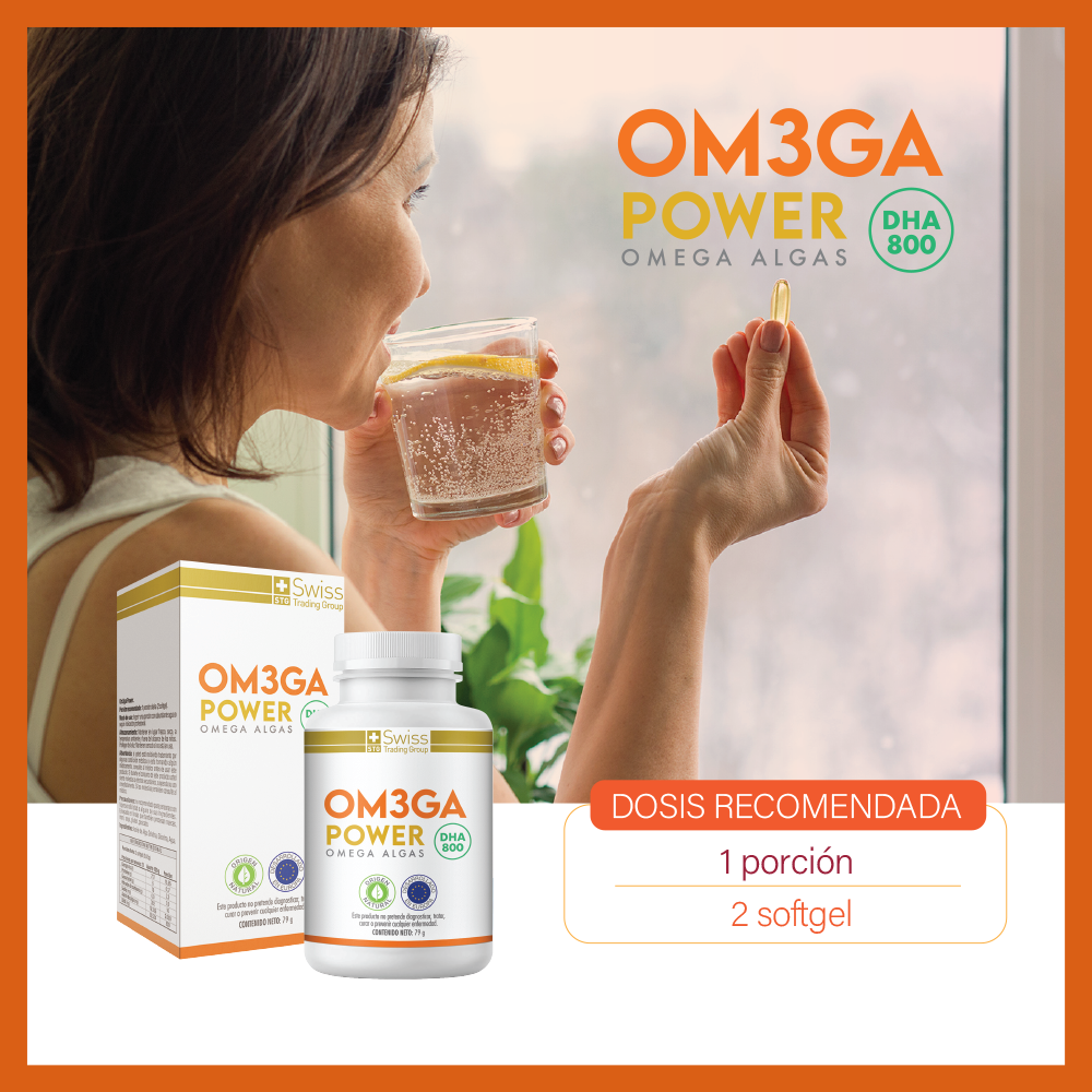Om3ga Power - Omega3 de algas DHA 800