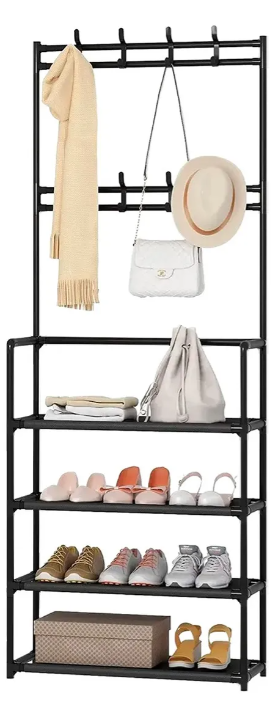 Organizador Zapatos y Ropa - 4 Niveles + Perchero