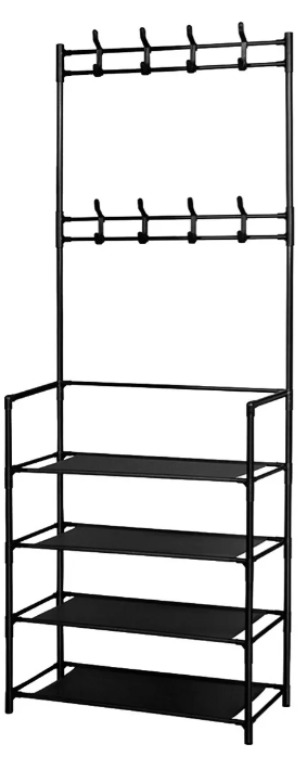 Organizador Zapatos y Ropa - 4 Niveles + Perchero