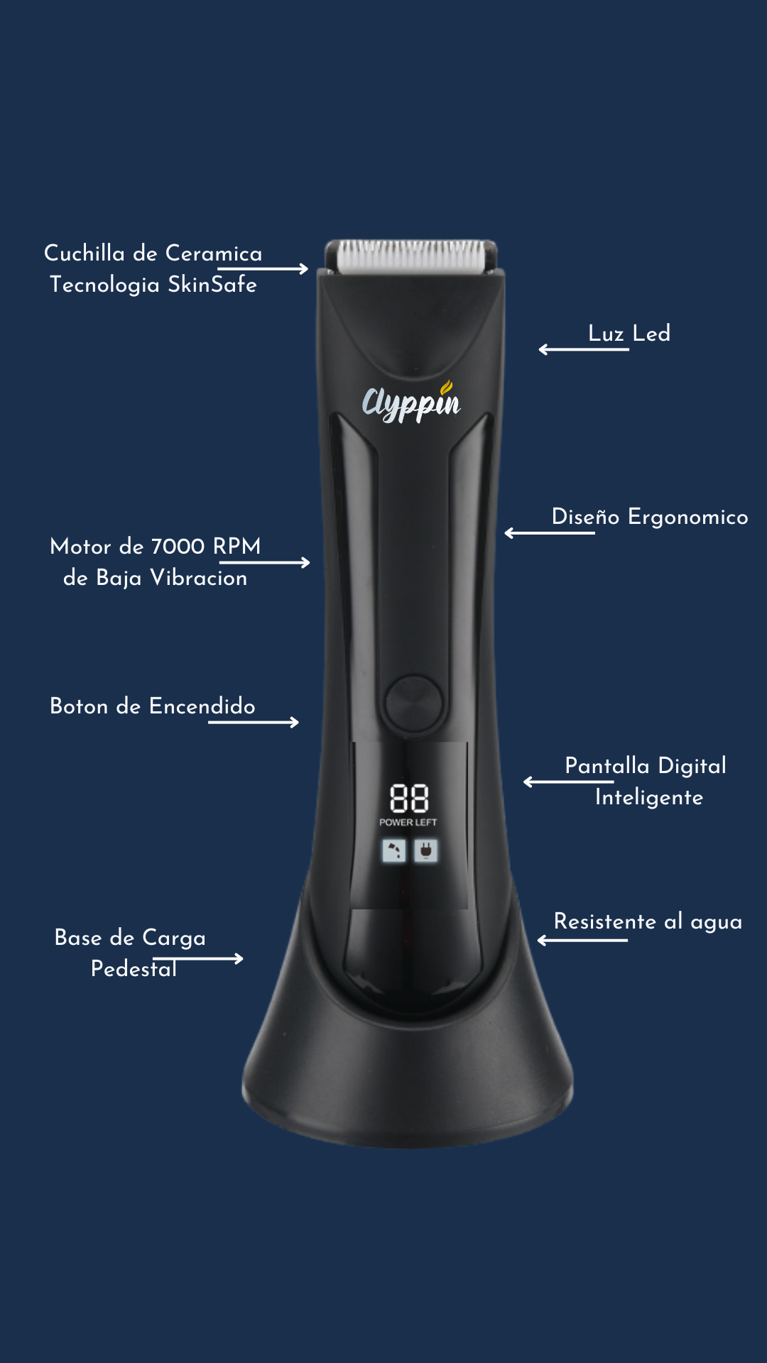 Rasuradora Masculina - A Prueba de Agua