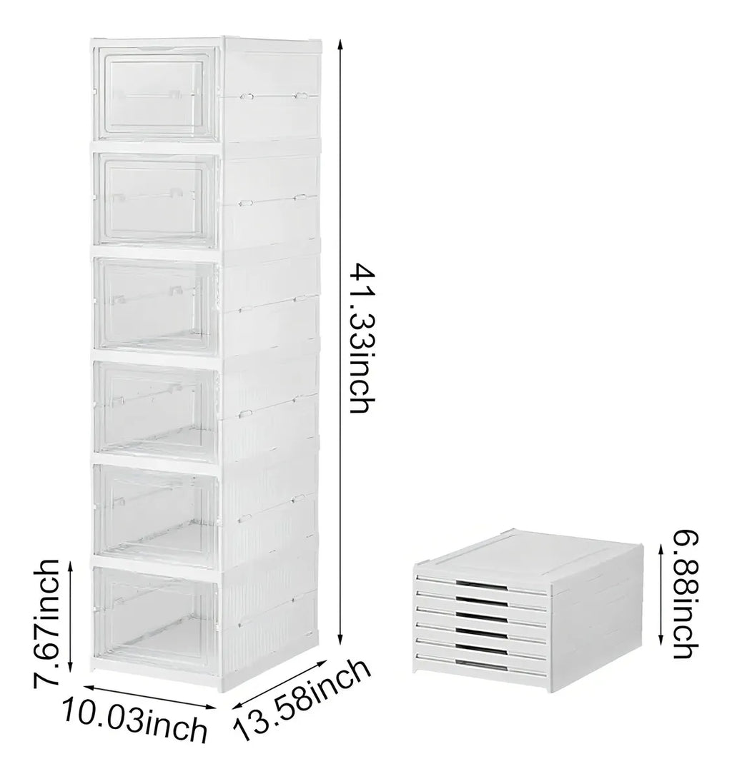 Organizador x6 - Zapatos, ropas y otros