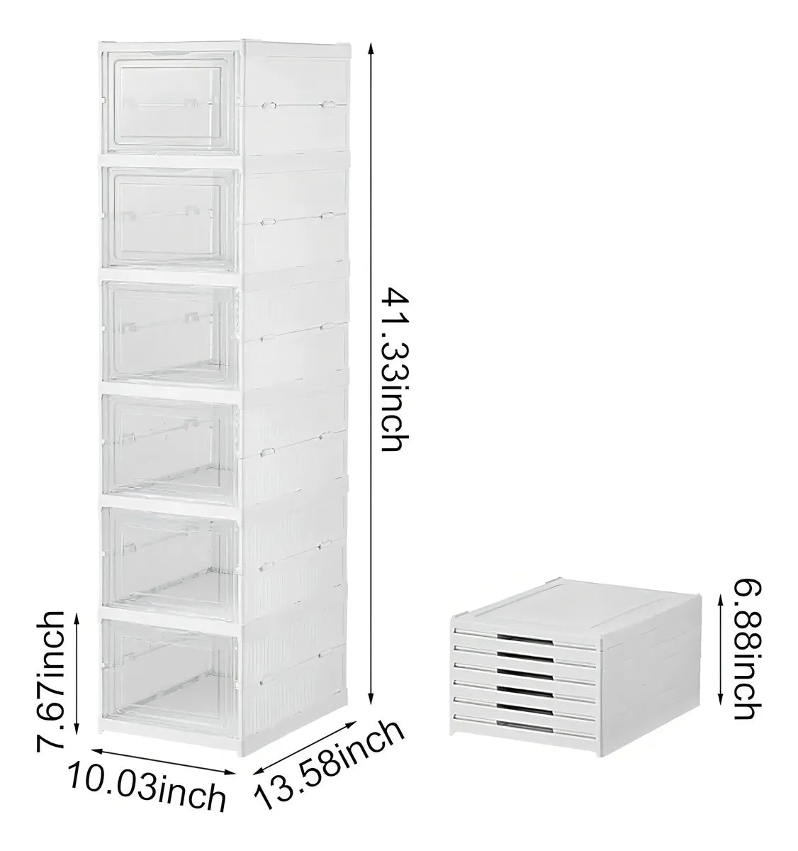 Organizador x6 - Zapatos, ropas y otros